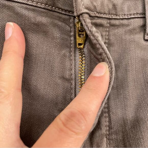 NYDJ Brown Rachel Roll Cuff Ankle Jeans Lift Tuck Technology Womens 10 Stretchy - Picture 13 of 15